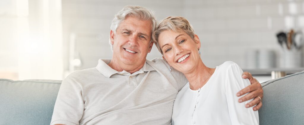 Happy senior couple after wellness and health check-up in Istanbul