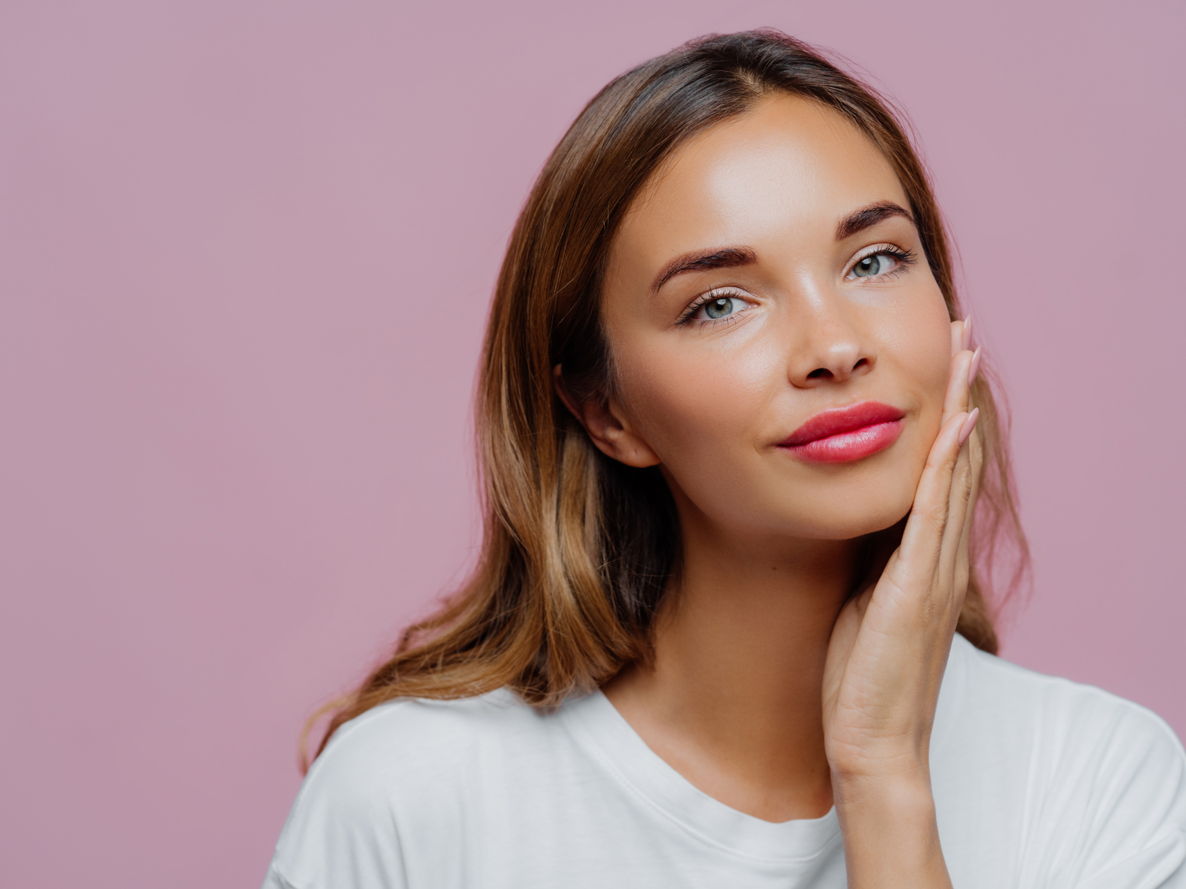 Woman considering rhinoplasty