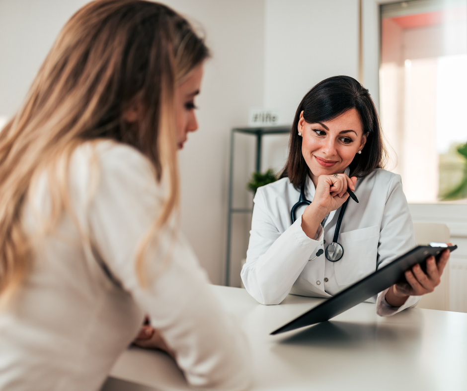 Doctor consulting with patient about breast surgery options abroad — Lunara Medical Travel
